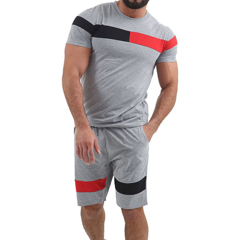 Men's Short-sleeved fitness suit
